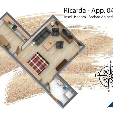 Villa Ricarda Whg 04 Heringsdorf  Exteriér fotografie